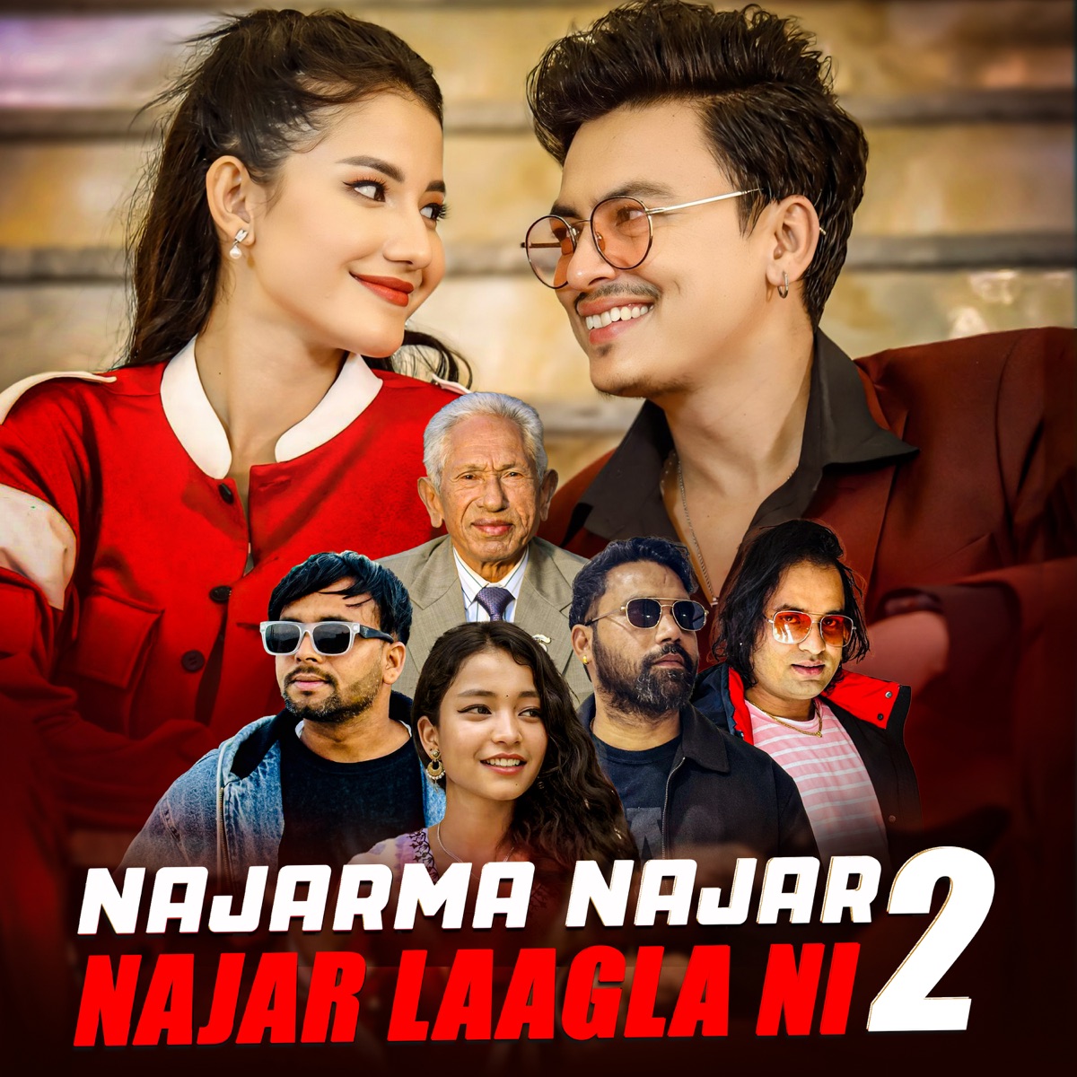 Najarma Najar (Najar Laagla Ni 2) - Single by Hari Bhakta Budhathoki, Tek BC & Simran Pariyar album cover