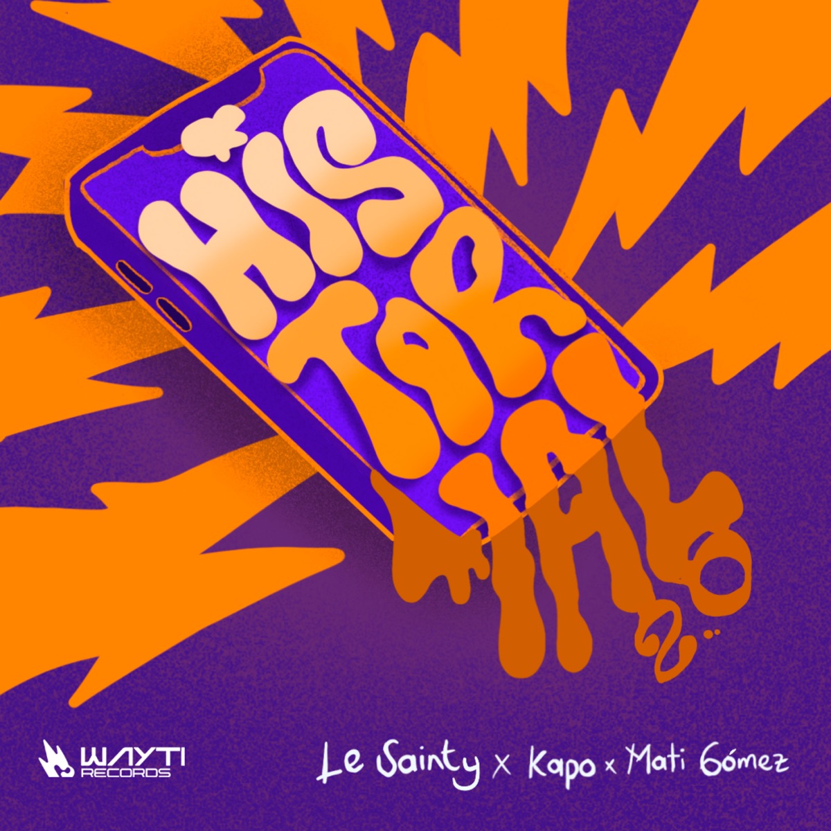 Historial 2.0 (feat. Wayti Records & RoninFellas) - Single by Le Sainty, Kapo & Mati Gómez album cover