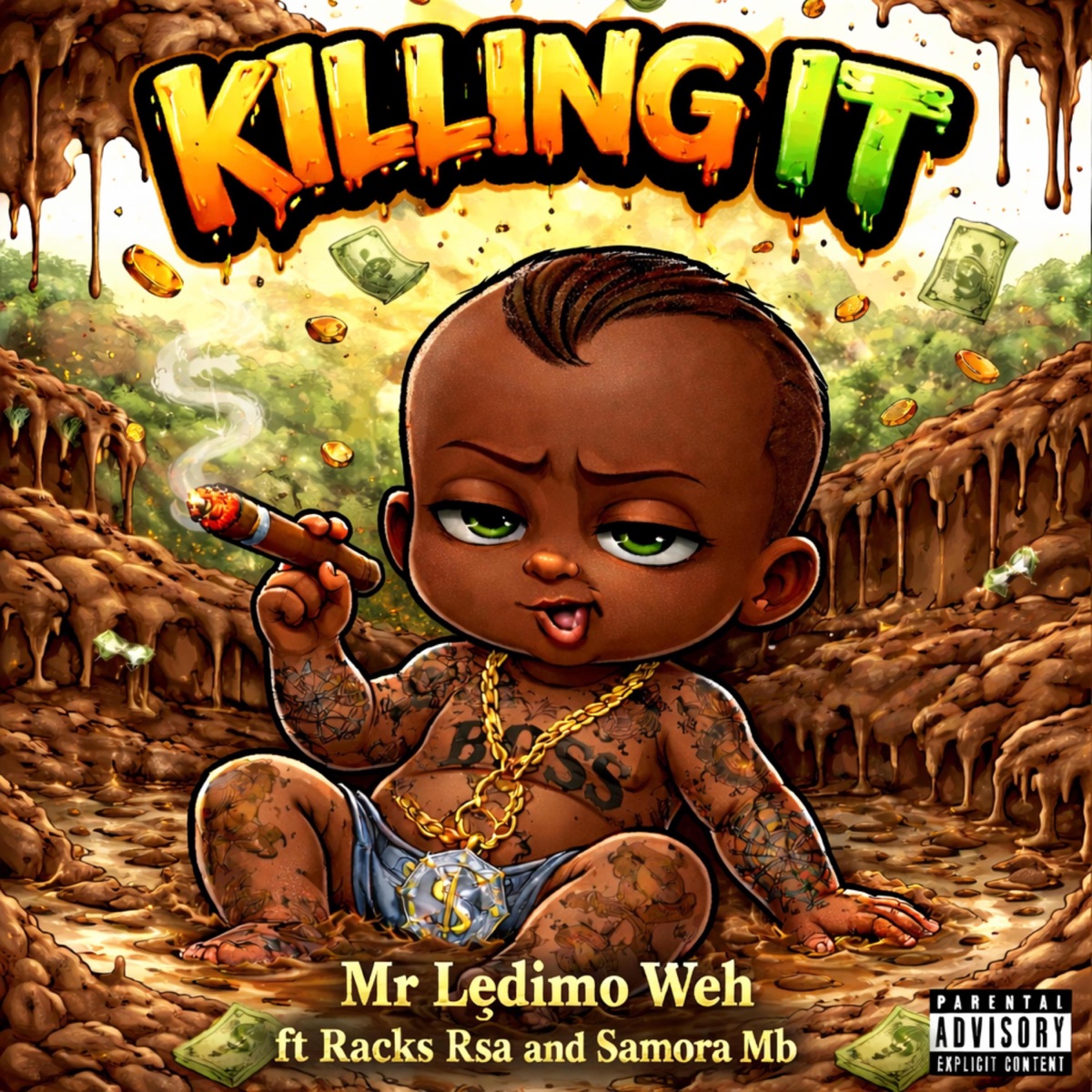 Killing it (feat. Racks Rsa & Samora Mb) - Single by Mr Lędimo Węh album cover