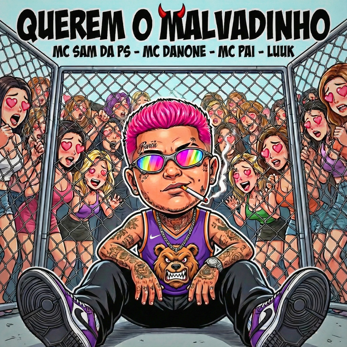 Querem o Malvadinho - Single by MC Danone, MC Sam Da PS & Mc Pai album cover