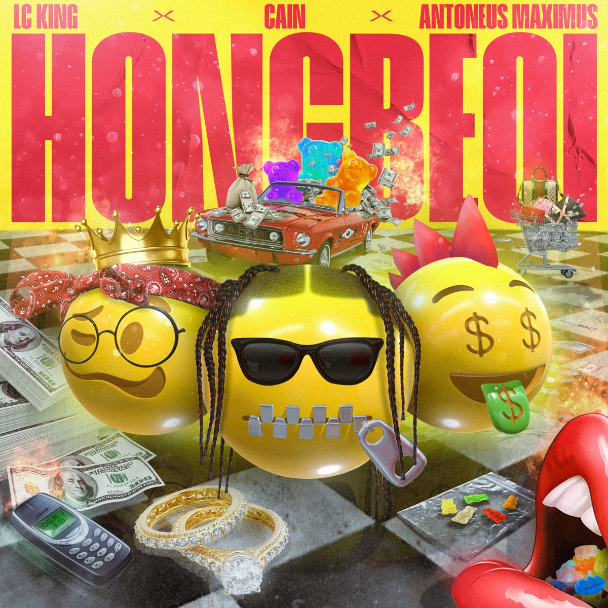 Hong Bé Ơi - Single by Cain, LCKing & Antoneus Maximus album cover