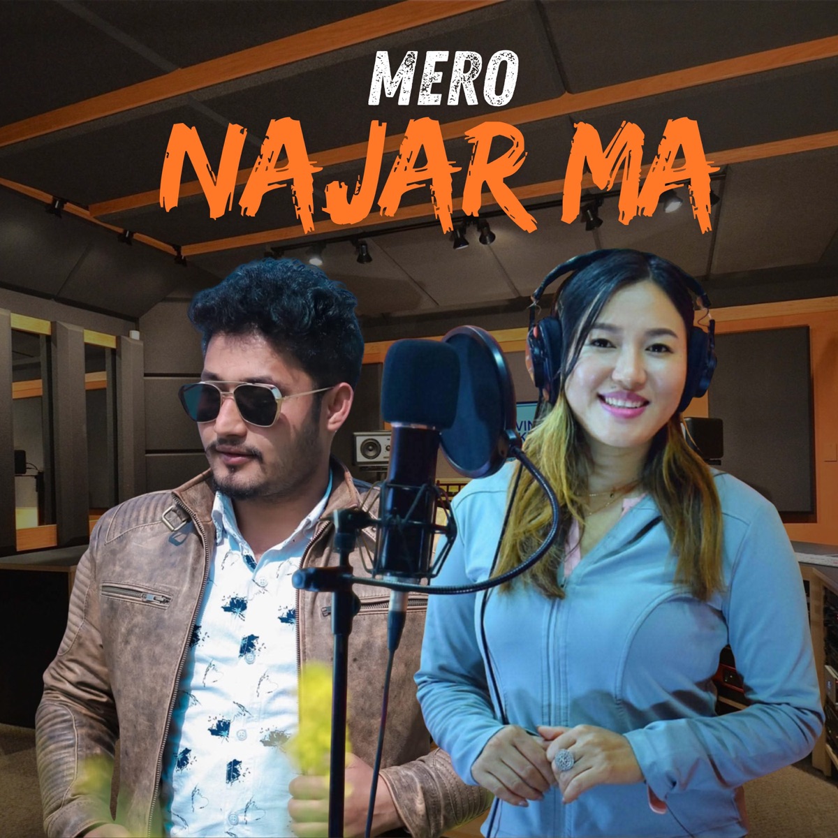 Mero Najar Ma - Single by Manoj Chaulagain, Sanjaya Badal & Binusa Rai album cover
