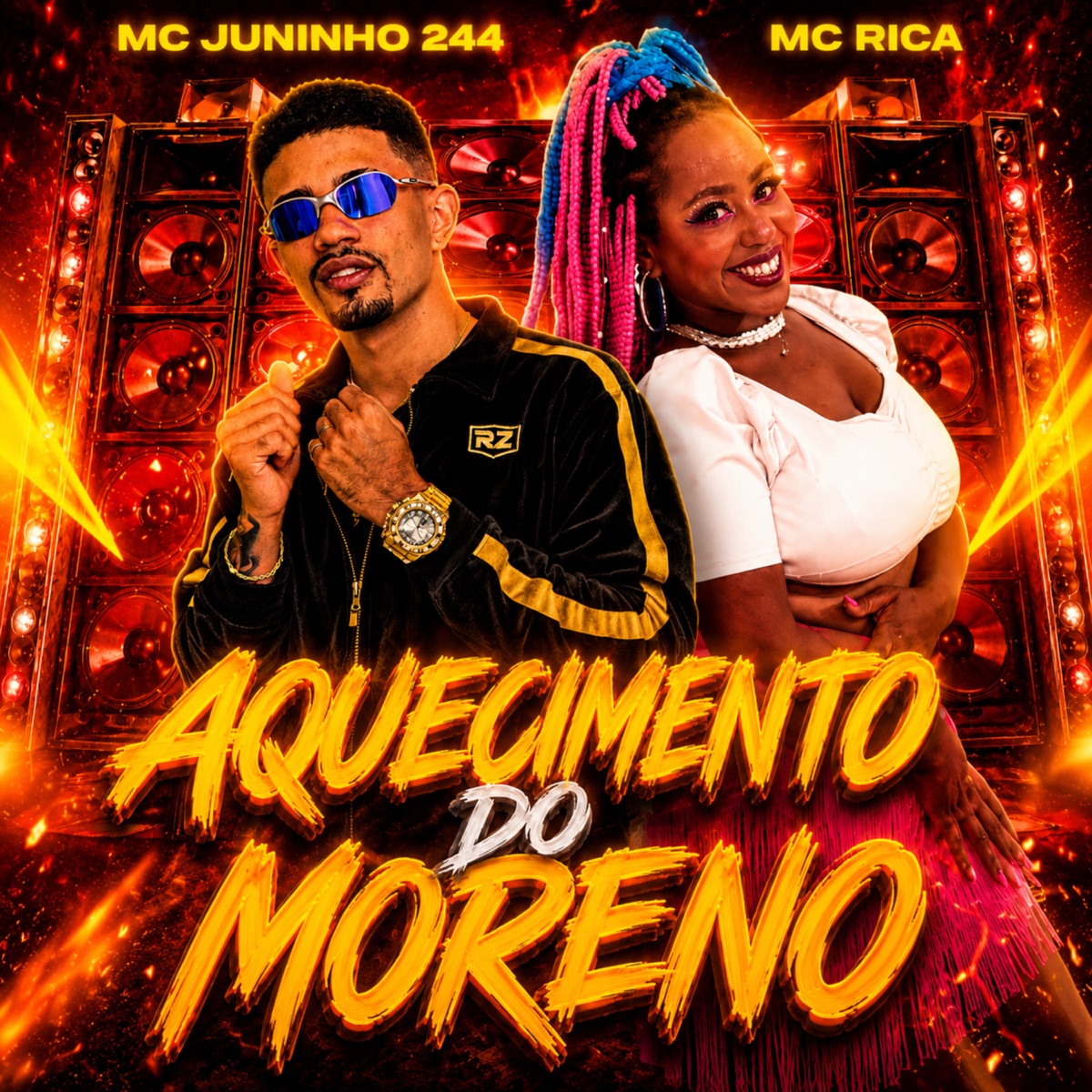 Aquecimento do Moreno - Single by MC Juninho 244 & MC Rica album cover