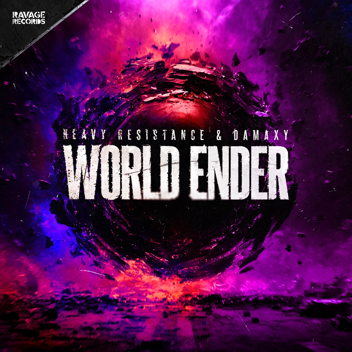 World Ender - Single by Heavy Resistance & Damaxy album cover