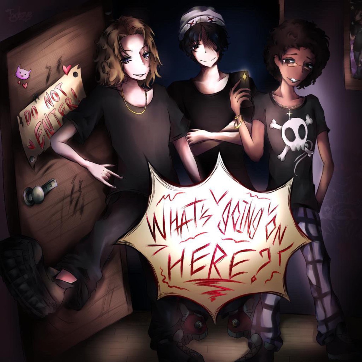 What's Going on Here? - Single by CR0T0N, 444pluto & Kana Paint album cover