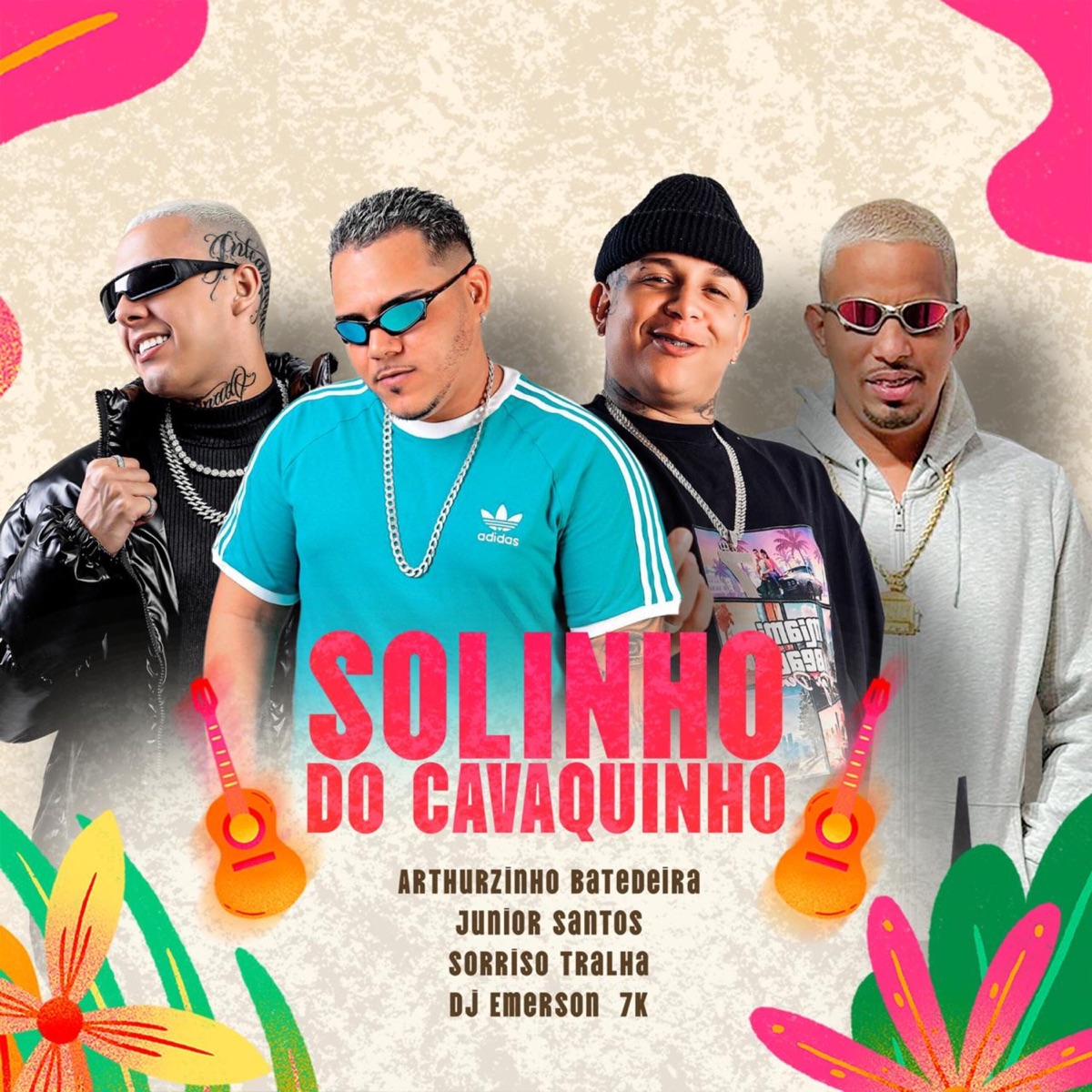 Solinho do Cavaquinho (feat. Sorriso Tralha) - Single by Arthurzinho Batedeira, Junior Santos & DJ Emerson 7K album cover