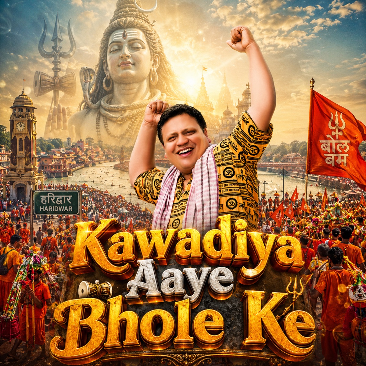 Aaye Kawadiya Bhole Ke - Single by Sujeet Sharma album cover