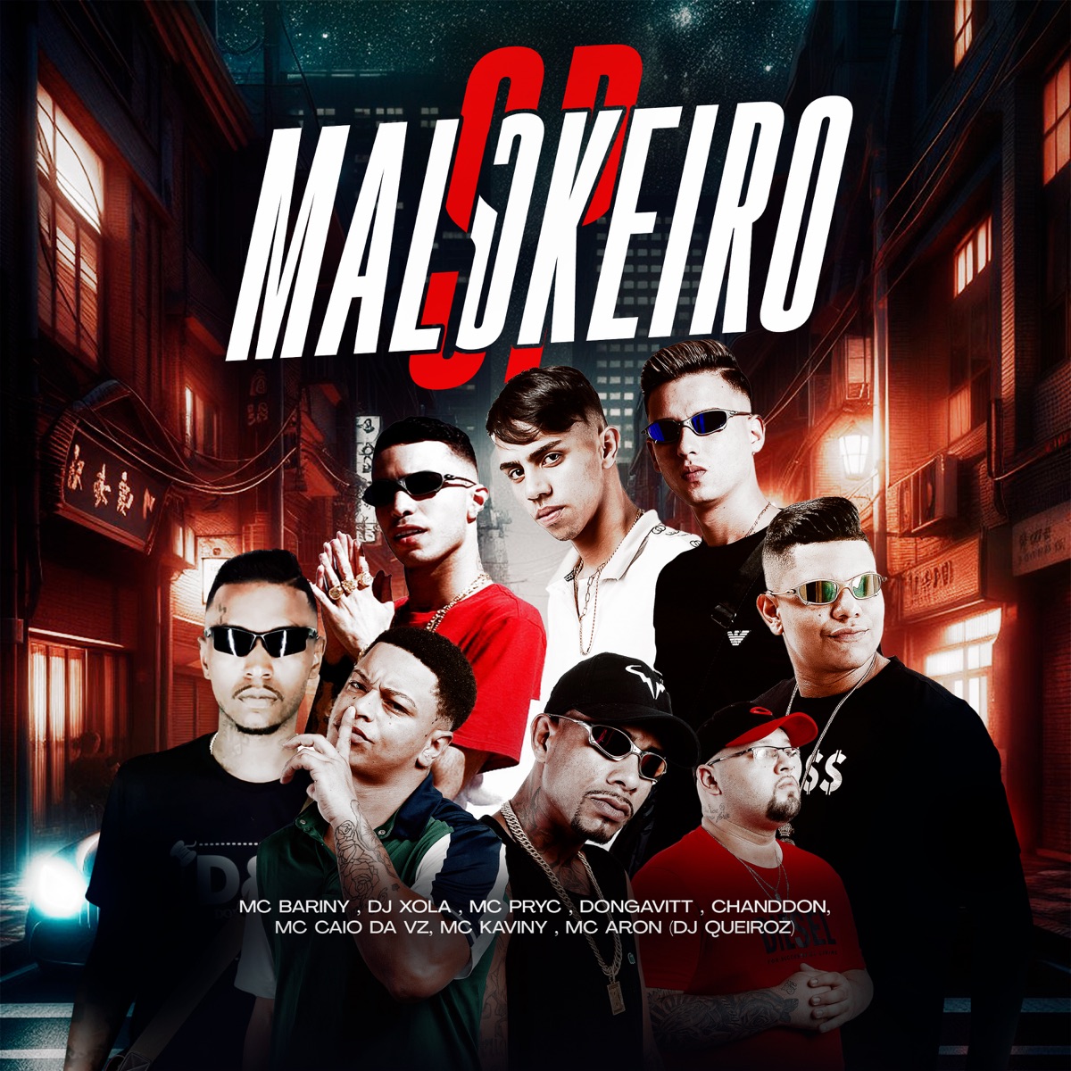 Malokeiro de Sp (feat. Mc Pryc, MC KAVINY, Dj Xola, Chanddon, MC Caio da VZ & MC ARON) - Single by DonGavitt, Mc Bariny & Dj Queiroz album cover