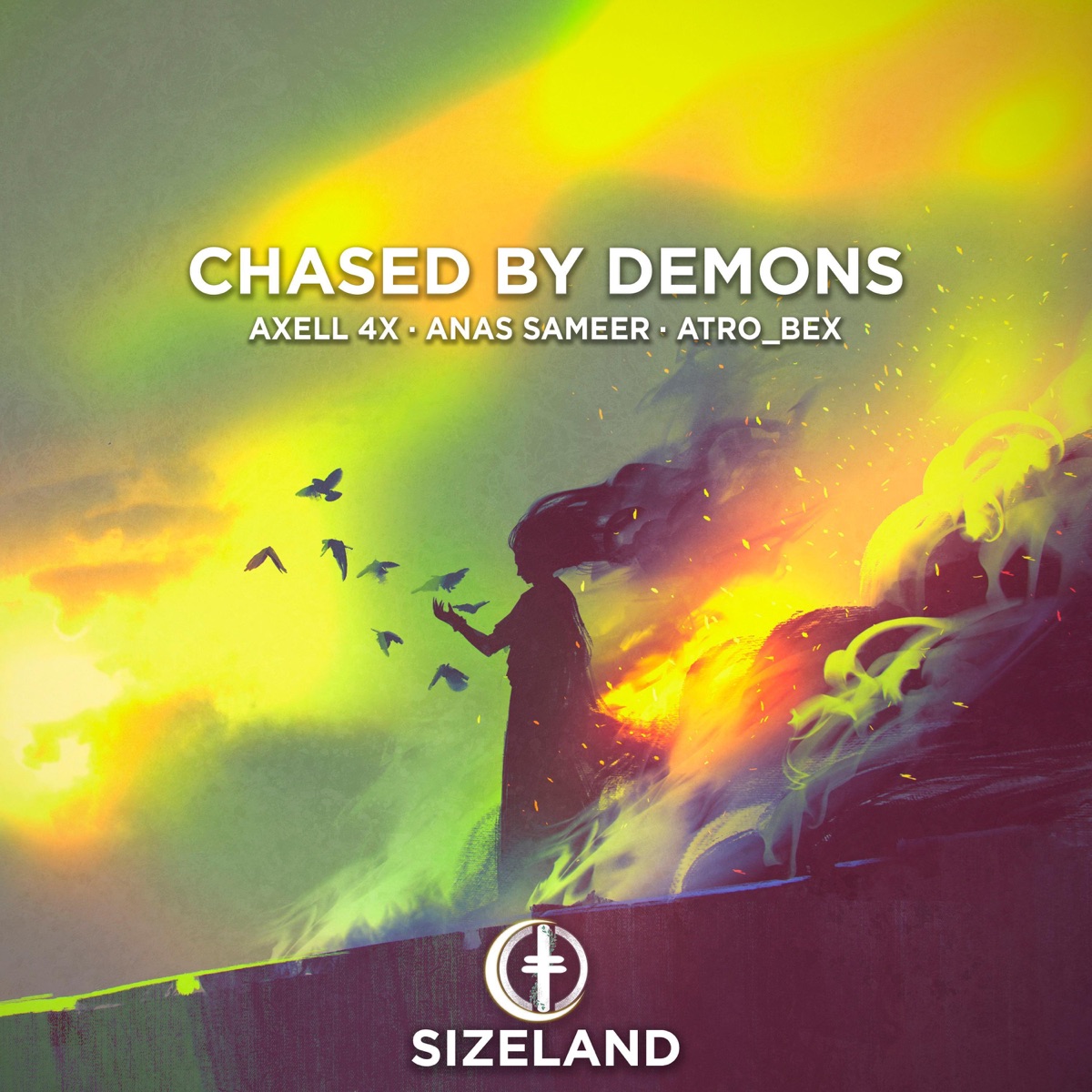 Chased By Demons - Single by Axell 4X, Anas Sameer & Atro_Bex album cover