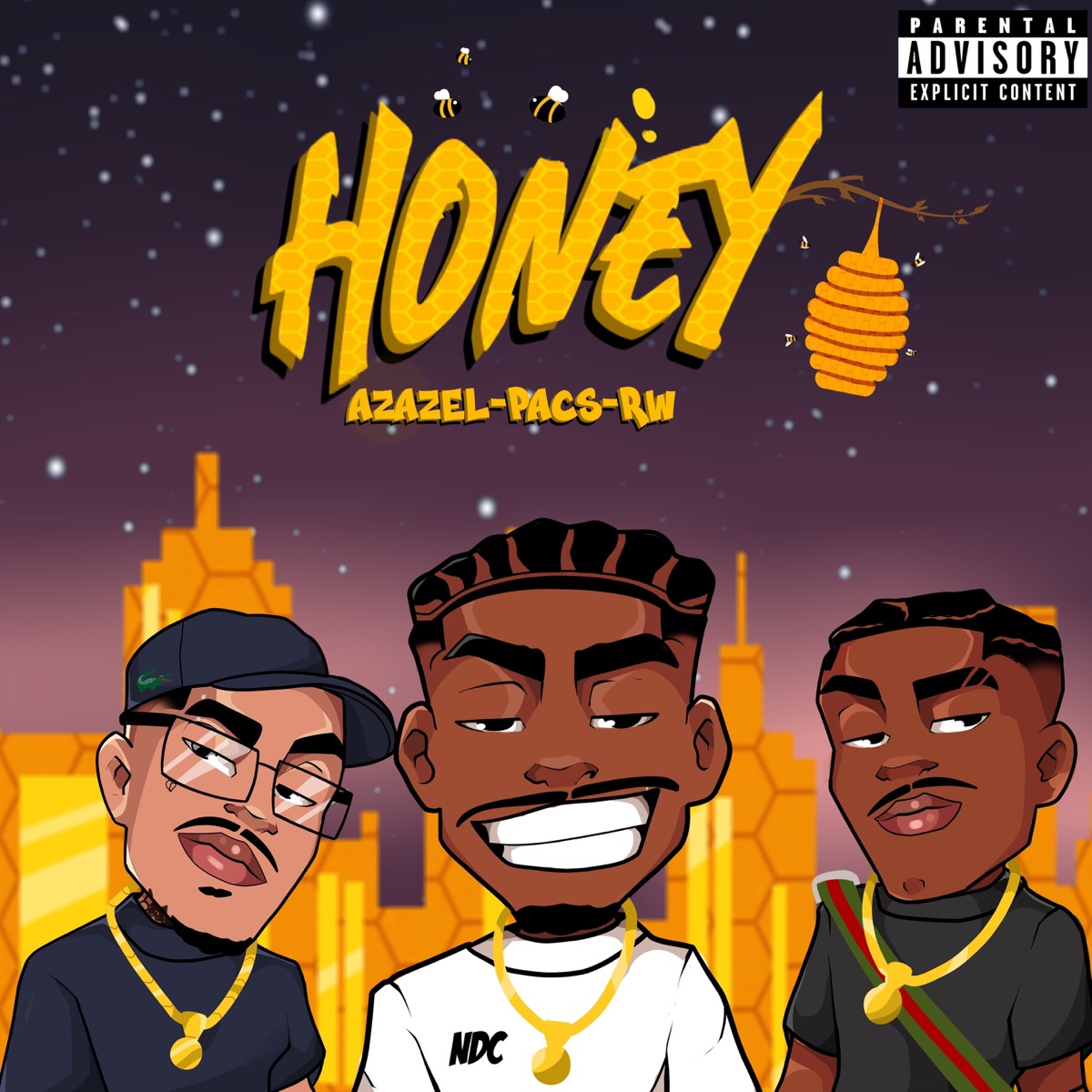 Honey (feat. Sled & Theuzz011) - Single by Pacs, RW & Azazel album cover