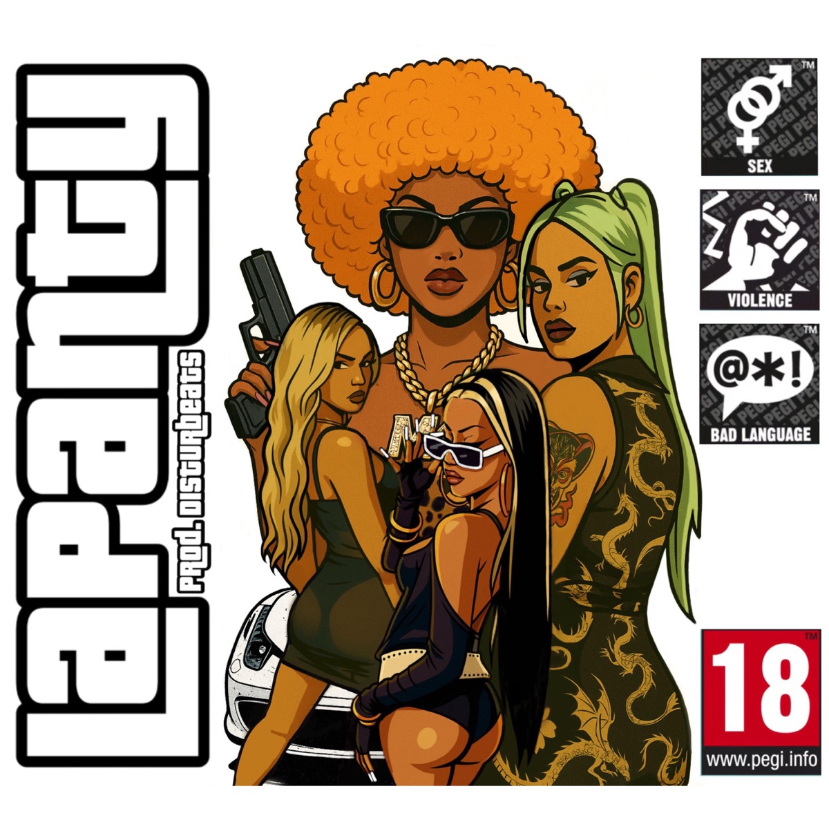 La Panty - Single by La Kendra, Hxxdprincess, Cachorra, Polemik & Disturbeats album cover