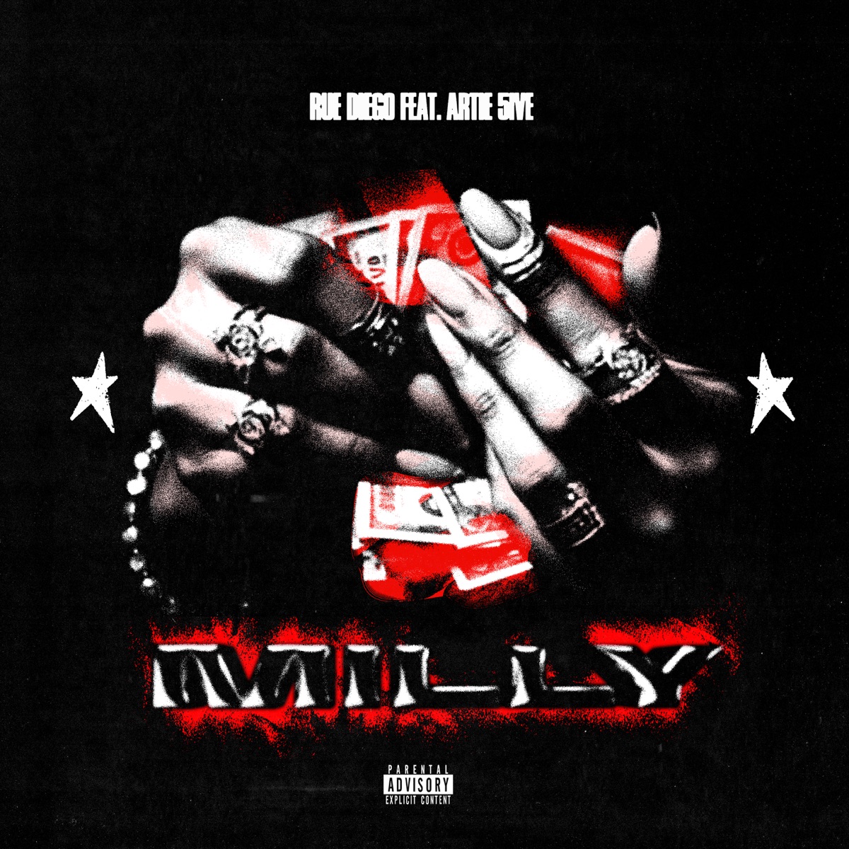 MILLY (feat. Artie 5ive) - Single by Rue Diego album cover