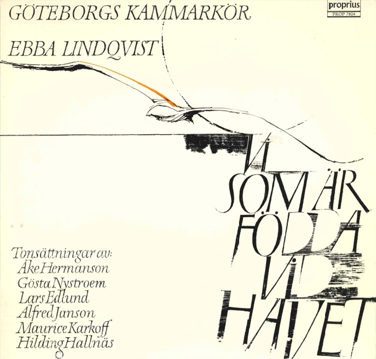 VI Som Är Födda Vid Havet by Gothenburg Chamber Choir & Ebba Lindquist album cover