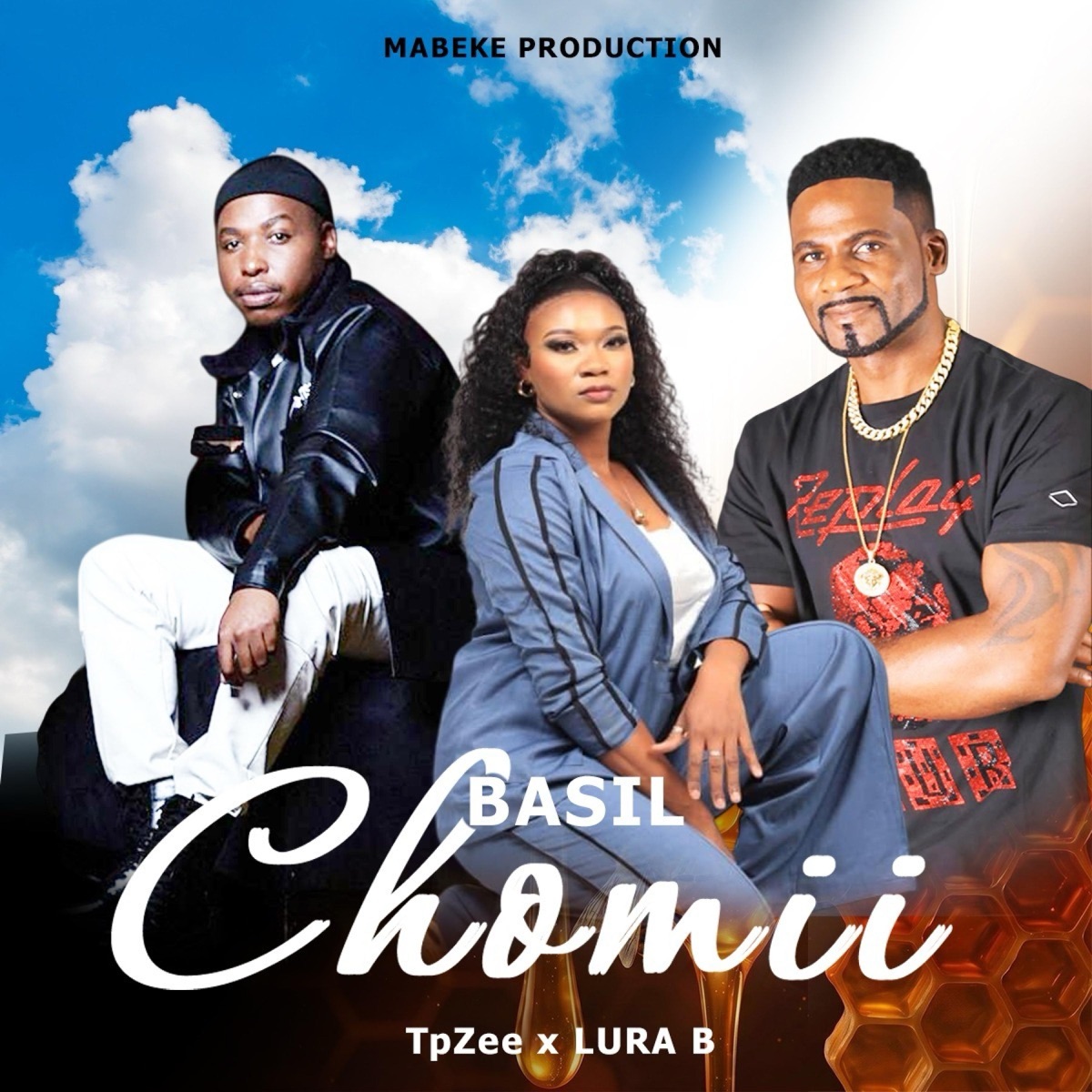 CHOMii  (feat. TPzee & LURA B) - Single by BASIL album cover