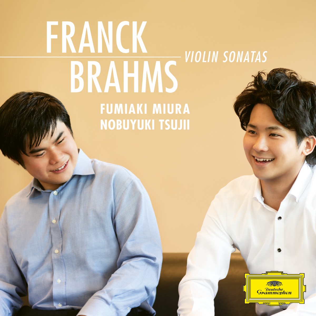 Franck: Violin Sonata, CFF 123 – Brahms: Violin Sonata No. 1 in G Major, Op. 78 by Fumiaki Miura & Nobuyuki Tsujii album cover