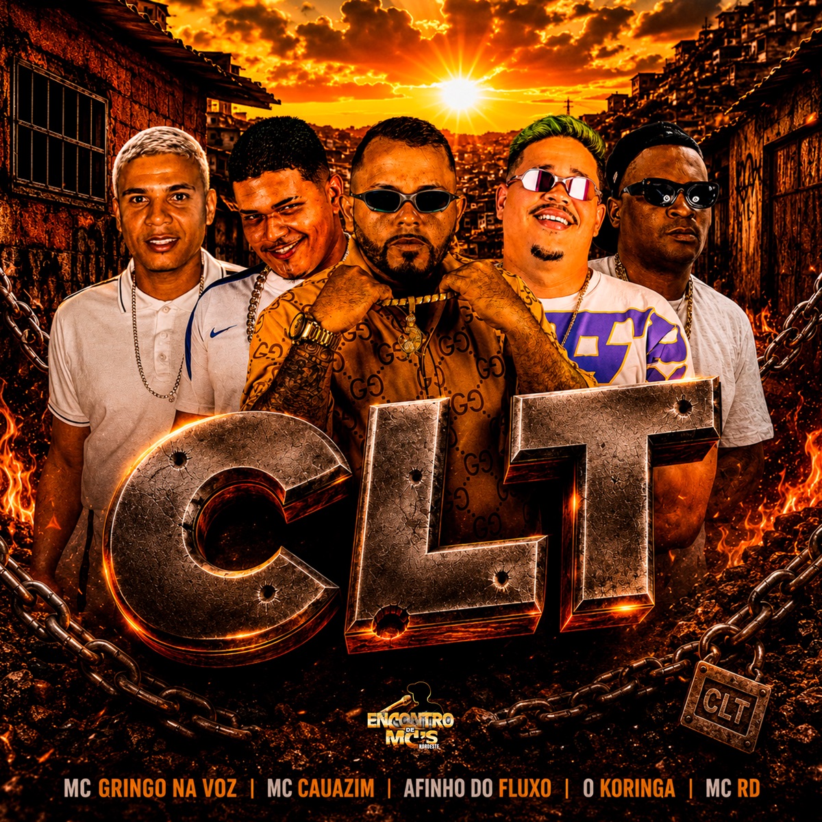CLT (feat. MC GRINGO NA VOZ) - Single by Afinho do Fluxo, MC Cauazim, O koringa & MC RD album cover