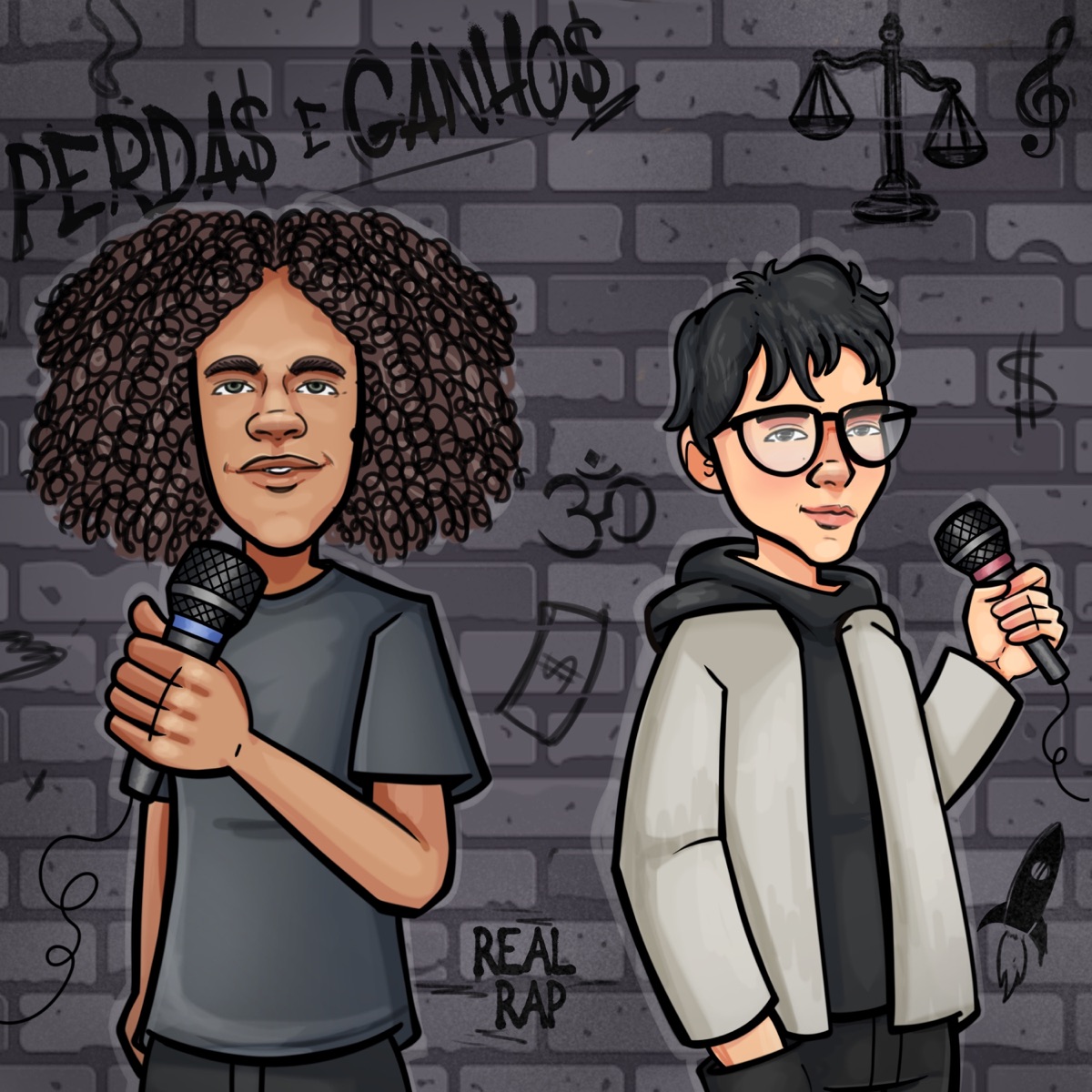 Perdas e Ganhos - Single by Raulzito Amaral & Alana Julia album cover