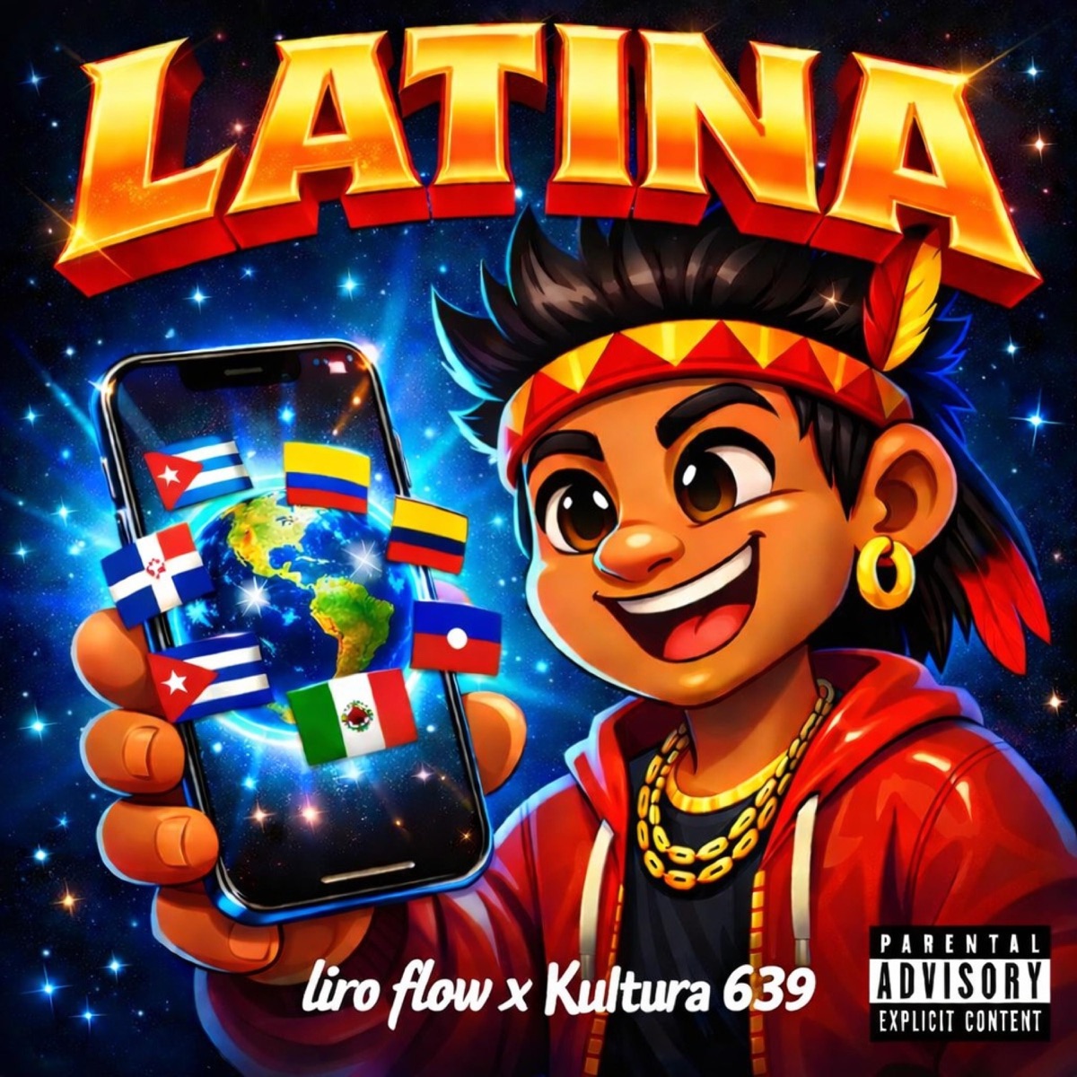 Latina (feat. Liro Flow) - Single by KULTURA 639 album cover