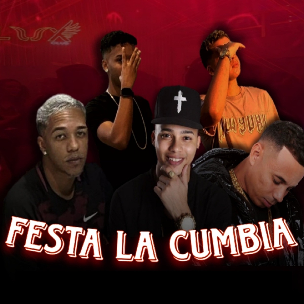 Festa La Cumbia (feat. MC JEFINHO & Mc Copinho) - Single by Theyzi, Humk & Lucca Boos album cover