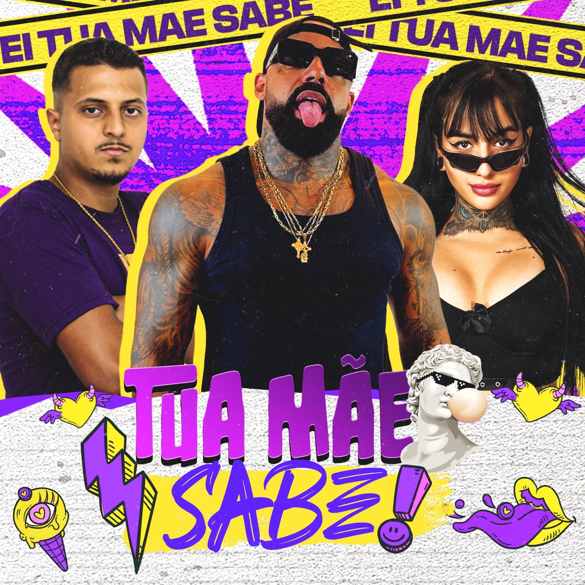 TUA MÃE SABE - Single by DJ VT AGUILAR, Mc Robozão & MC Gibizinha album cover