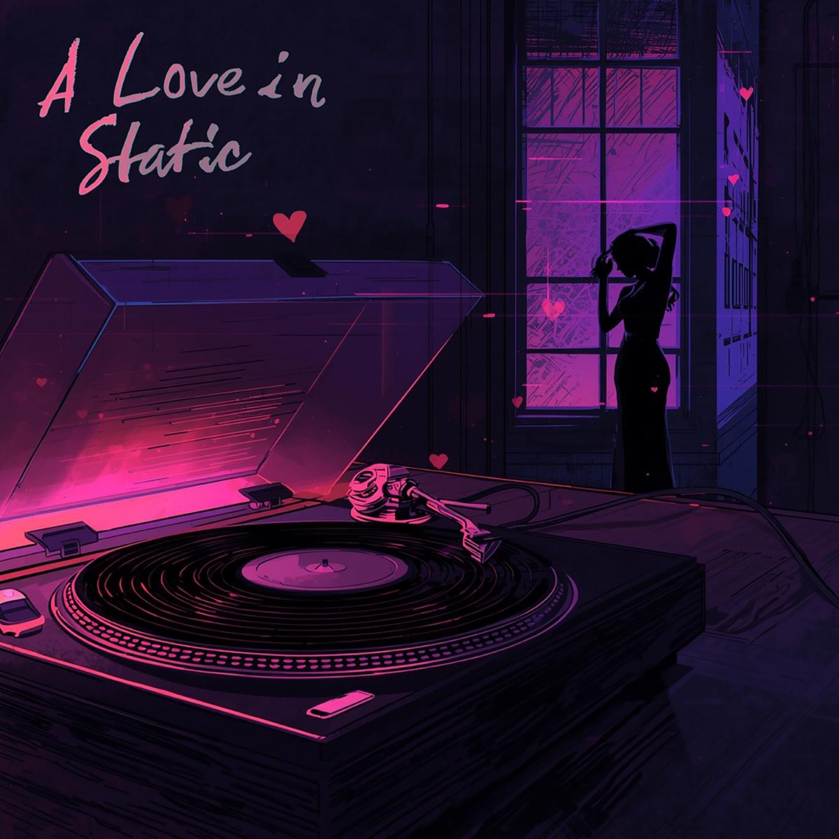 A Love in Static - Single by Purple album cover