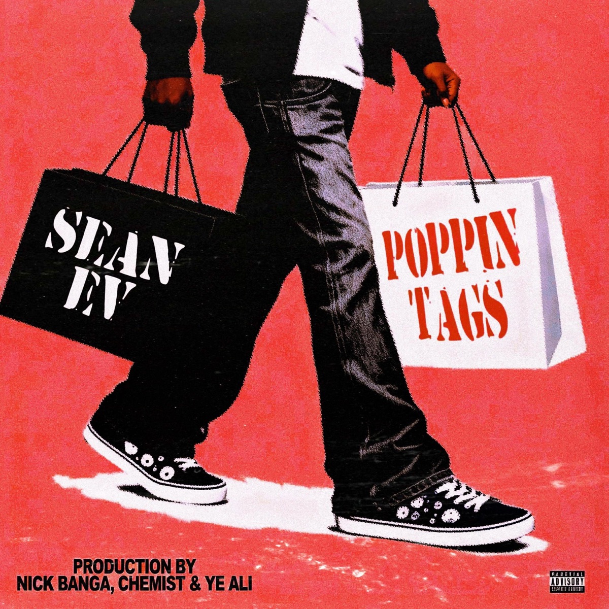 Poppin Tags (feat. Sean Ev) - Single by Nick Banga album cover