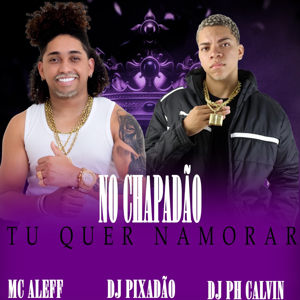 NO CHAPADAO TU QUER NAMORAR - Single by DJ PH CALVIN, Dj Pixadão & MC Aleff album cover