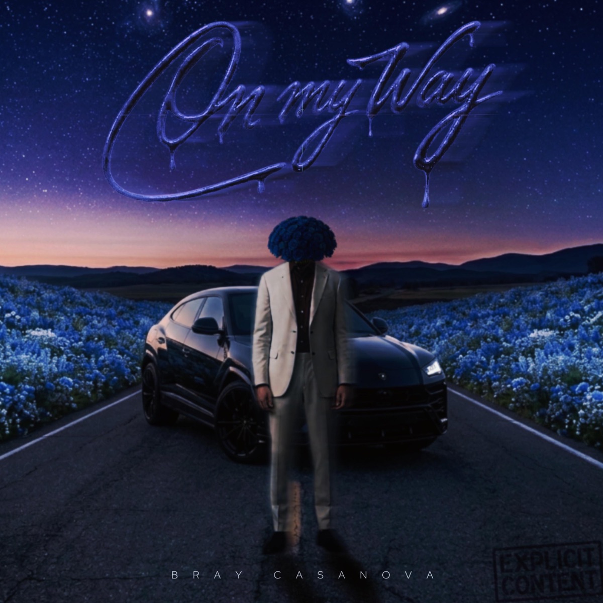 ON MY WAY - Single by Bray Casanova album cover