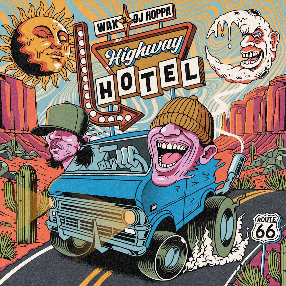 Highway Hotel by Wax & DJ Hoppa album cover