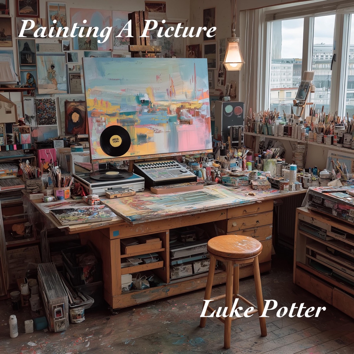 Painting A Picture - Single by Luke Potter album cover