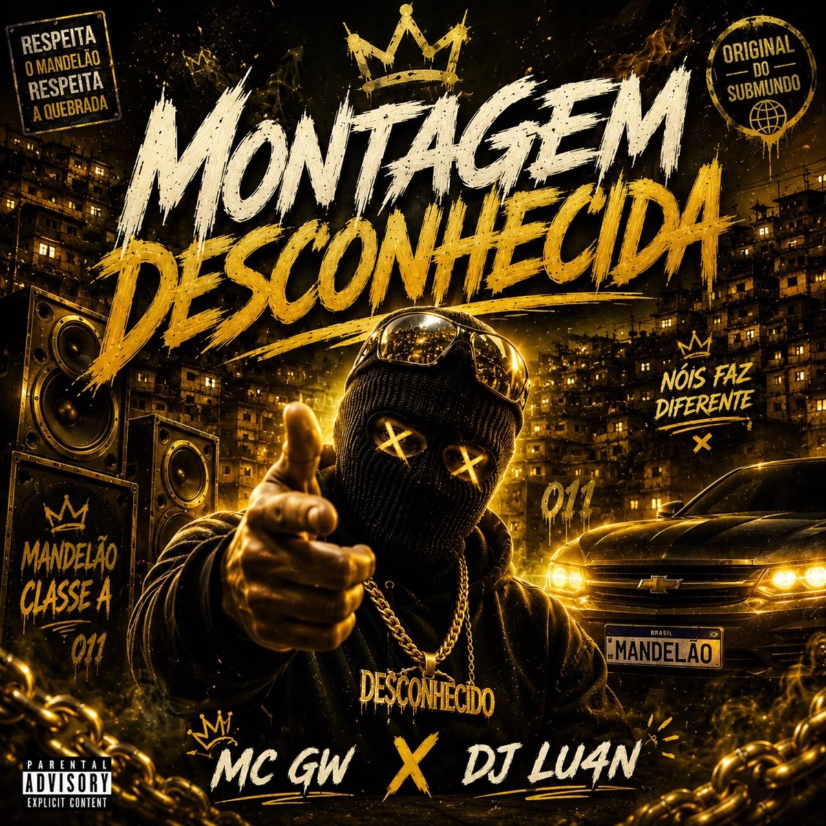 Montagem Desconhecida - Single by Dj lu4n, Mc Gw & BM HITS PRODUTORA album cover