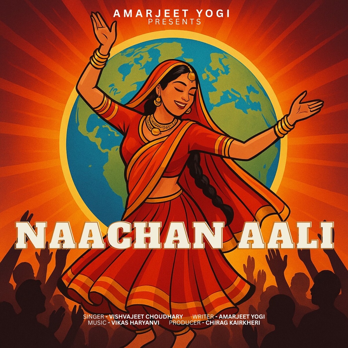 Naachan Aali - Single by Vishvajeet Choudhary album cover