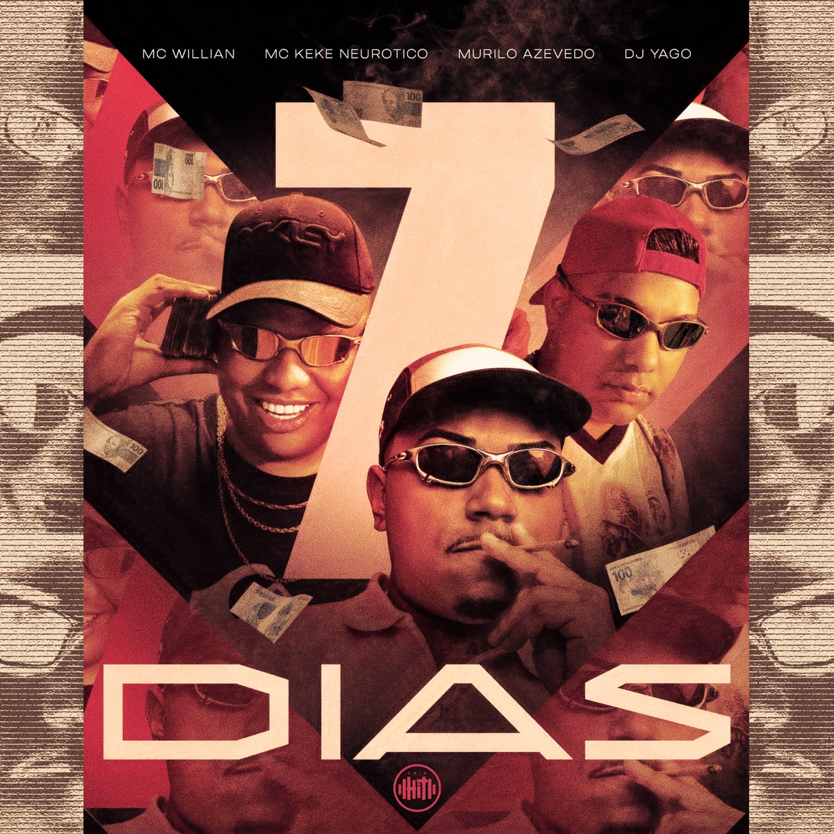 7 Dias (feat. Dj Yago) - Single by MC Willian, Murilo Azevedo & MC Keké album cover