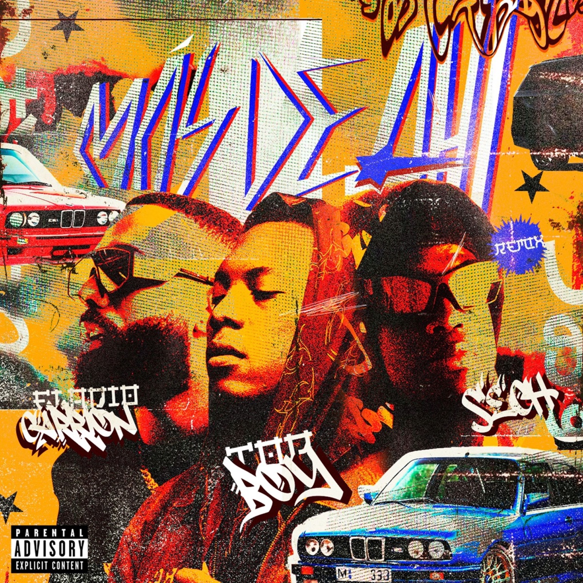 MÁS DE AHÍ (Remix) - Single by Topboy TGR, Eladio Carrión & Sech album cover