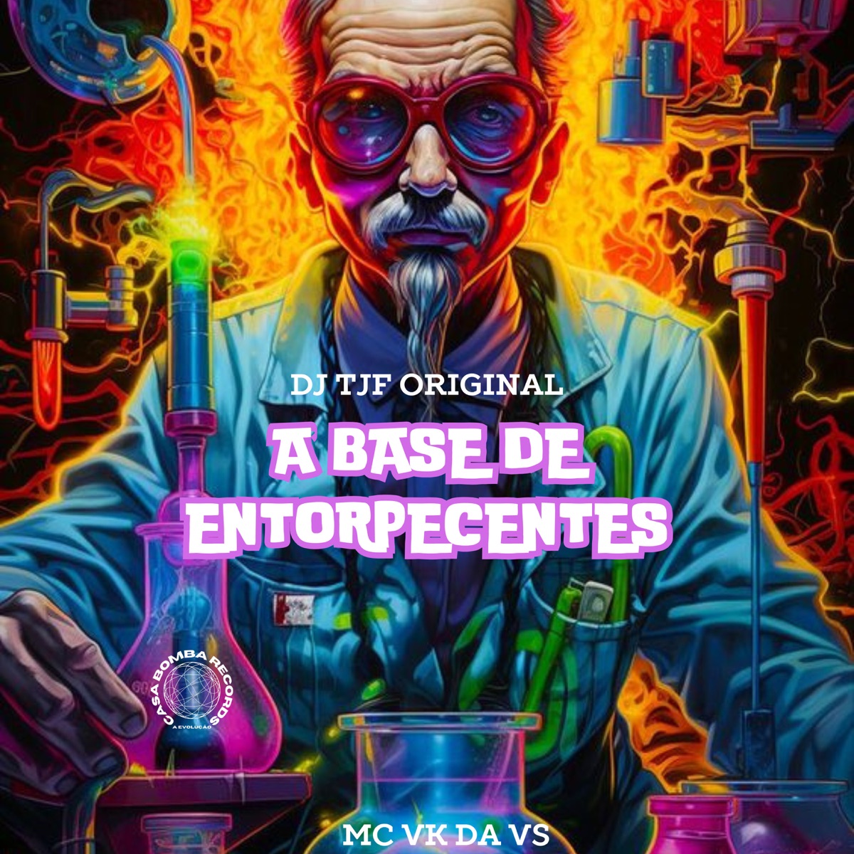 A Base de Entorpecentes (feat. MC GUH DA B13 & MC VK DA VS) - Single by DJ TJF ORIGINAL album cover