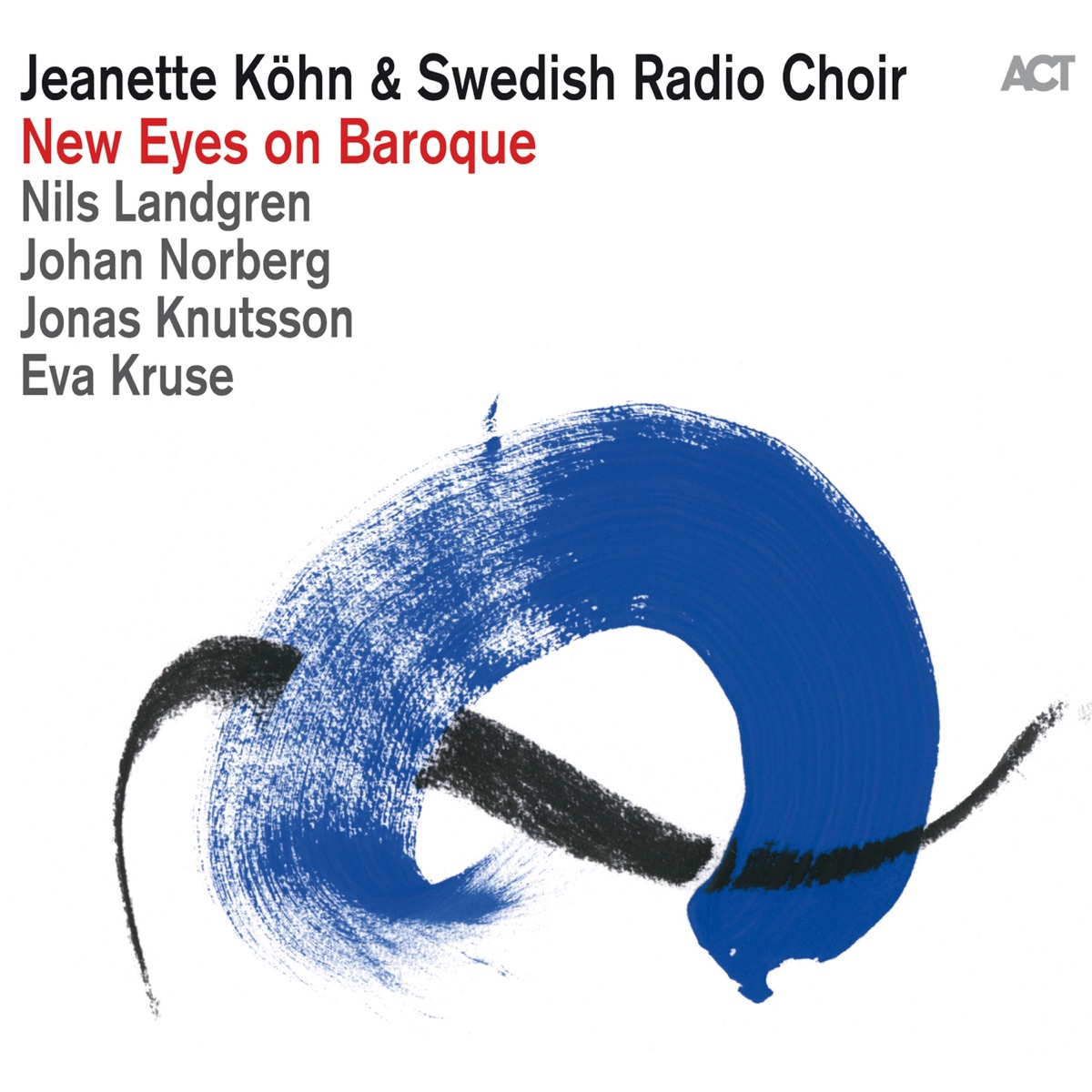 New Eyes On Baroque by Jeanette Kohn, Swedish Radio Choir, Nils Landgren, Johan Norberg, Jonas Knutsson & Eva Kruse album cover