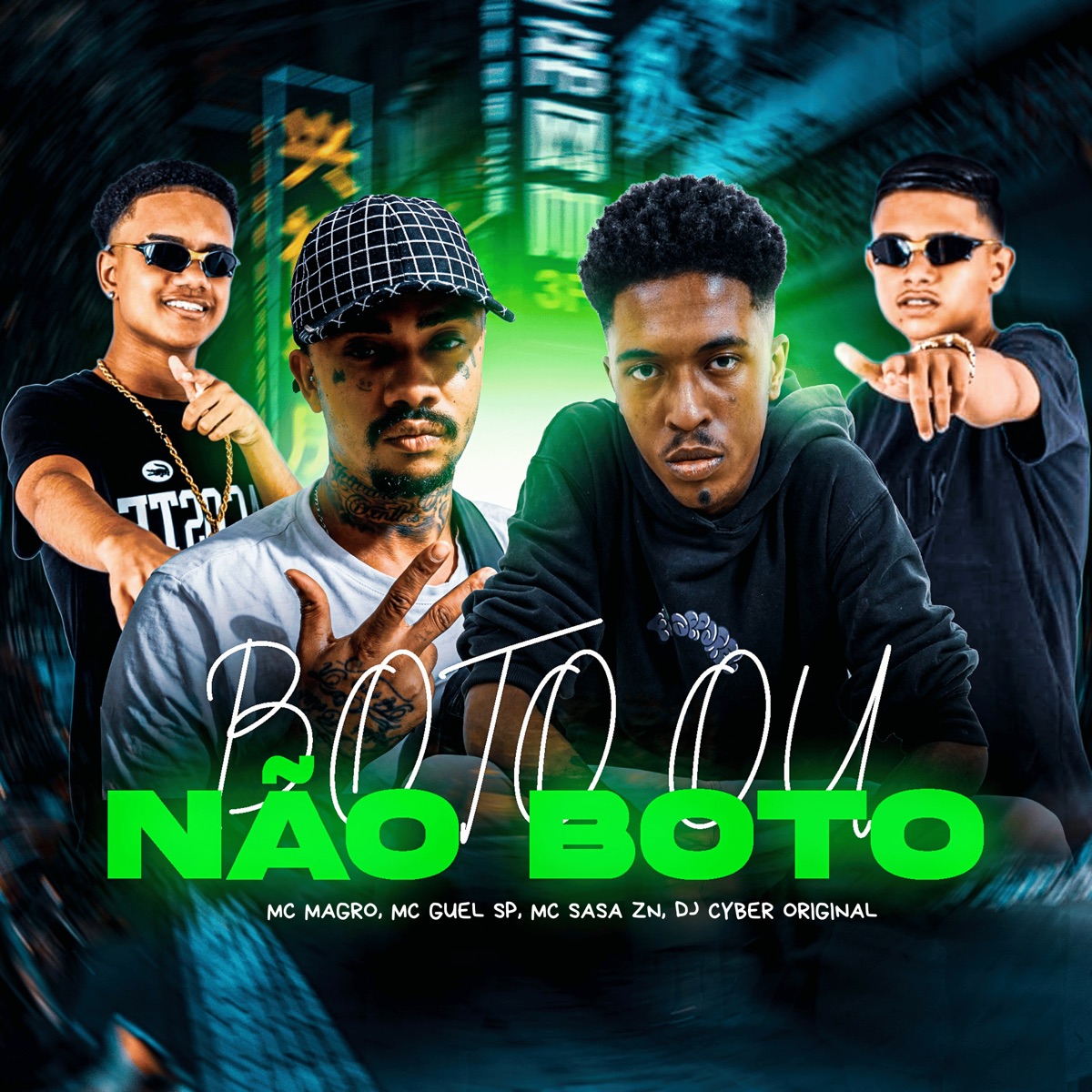 Boto ou Não Boto - Single by DJ Cyber Original, MC Magro, Mc Guel Sp & Mc Sasa Zn album cover