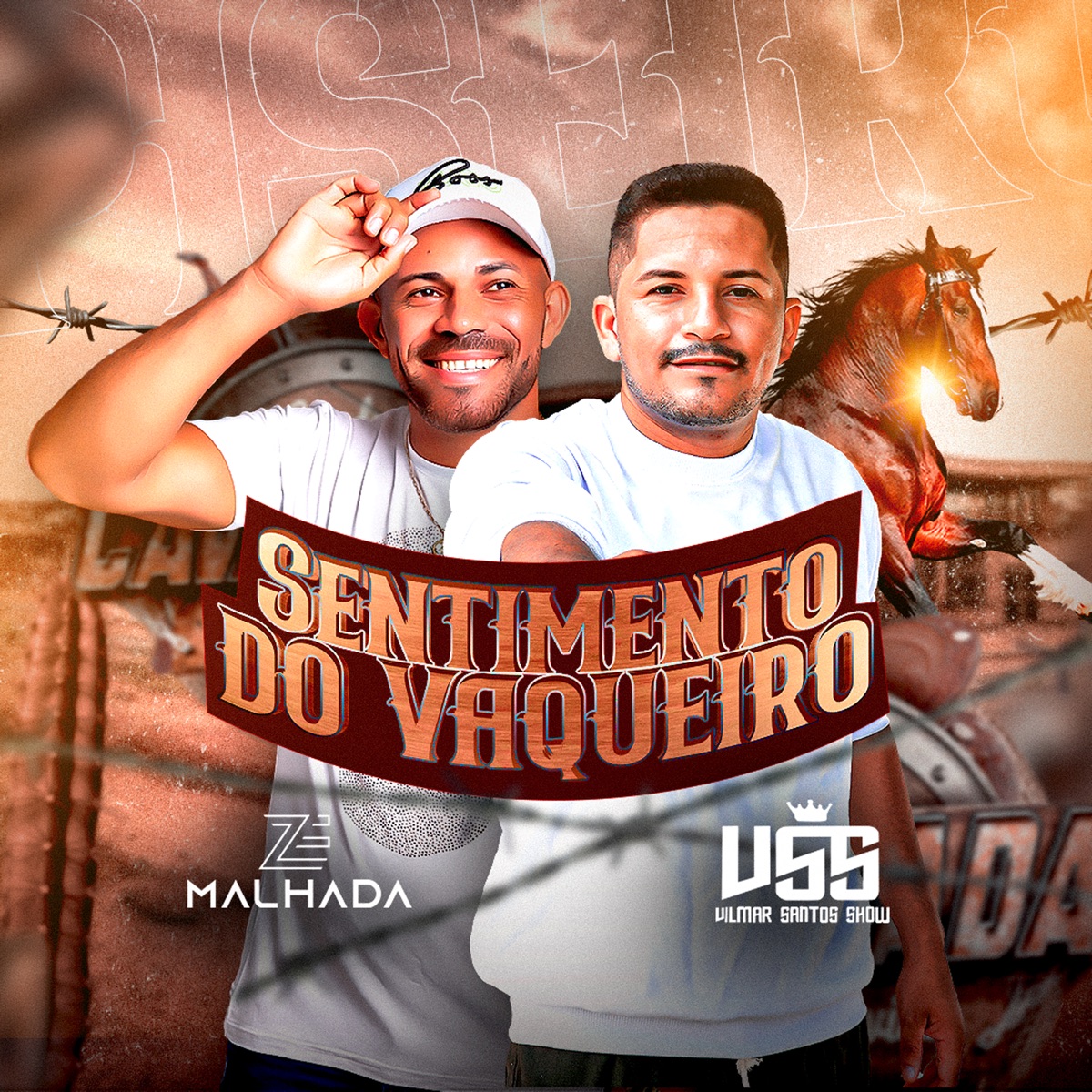 Sentimento do Vaqueiro - Single by Zé Malhada & Vilmar Santos Show album cover