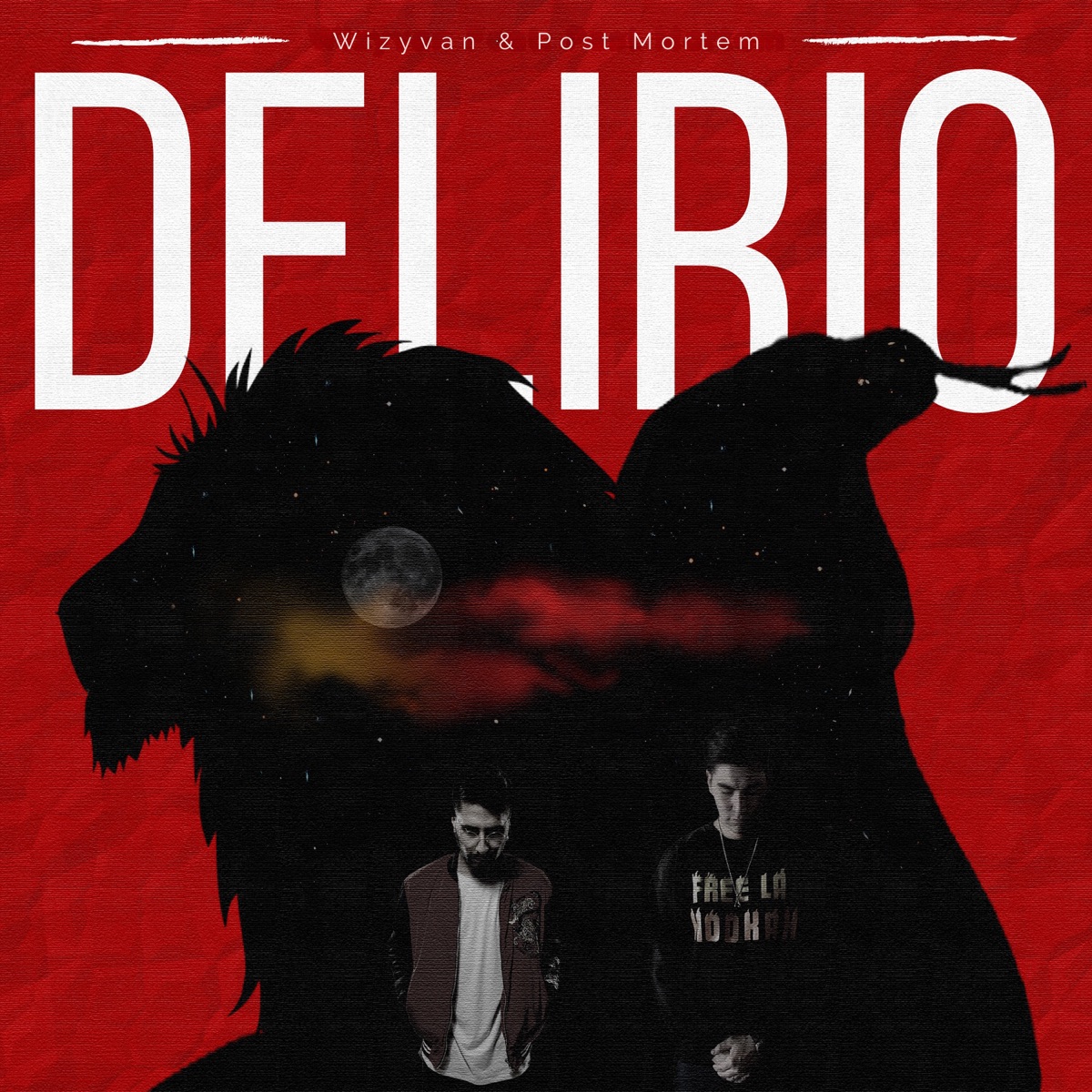 Delirio - Single by Wizyvan & Post Mortem album cover