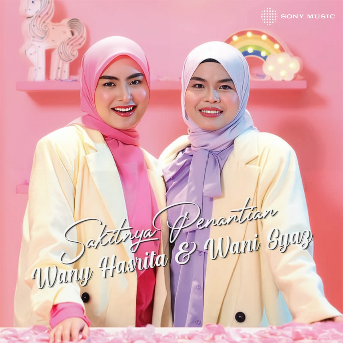 Sakitnya Penantian - Single by Wany Hasrita & Wani Syaz album cover