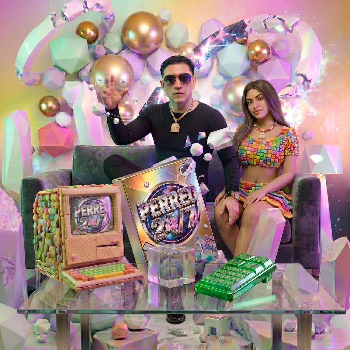 PERREO 24/7 by El Kenn album cover