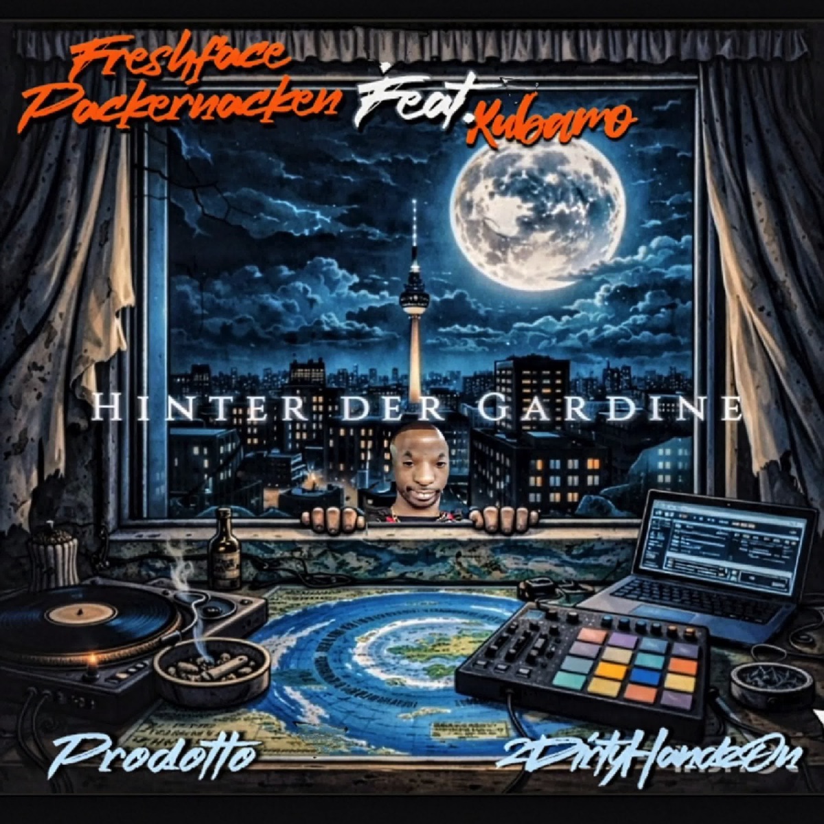 Hinter der Gardine (feat. Kubamo) - Single by FreshFace & Prodotto album cover