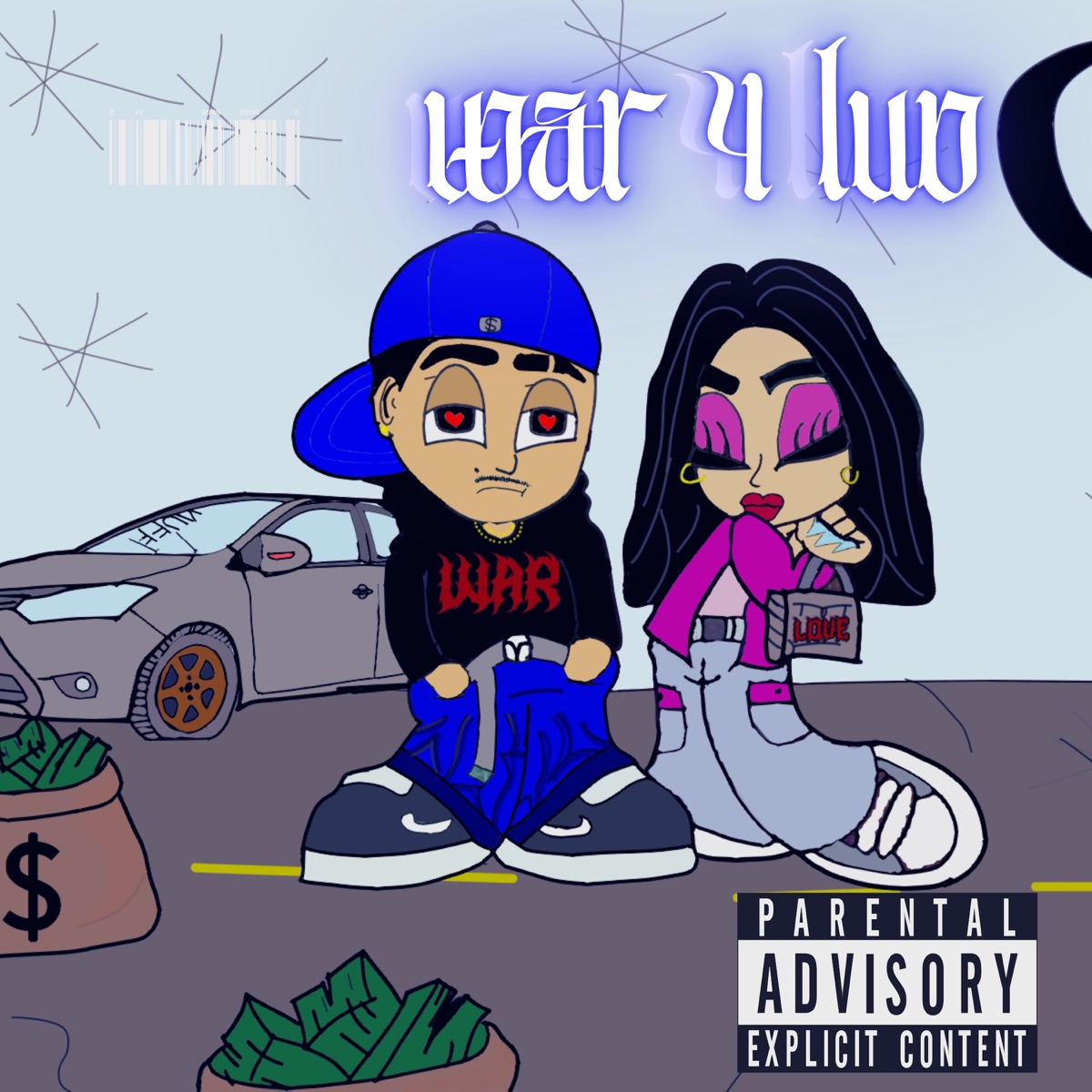 WAR4LUV by $Fidel album cover