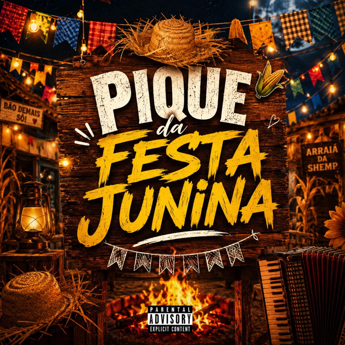 Pique Da Festa Junina (feat. Dan Mc) - Single by Shemp Records, NEGUINHO TDT, Ghs & MC PIRES RM album cover