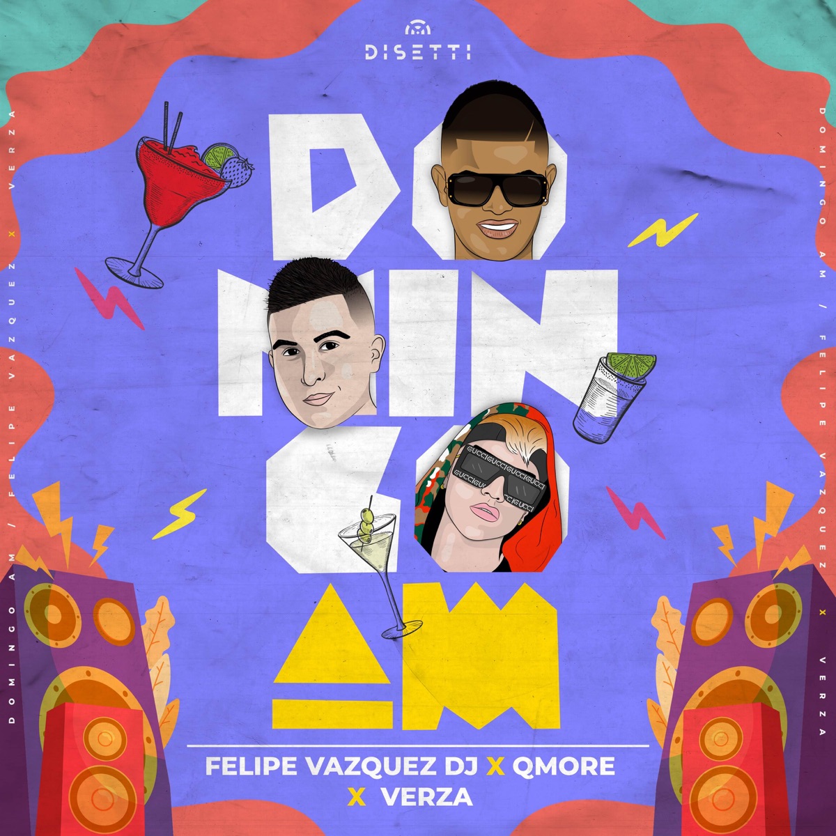 Domingo Am - Single by Felipe Vasquez Dj, Verza & QMore album cover