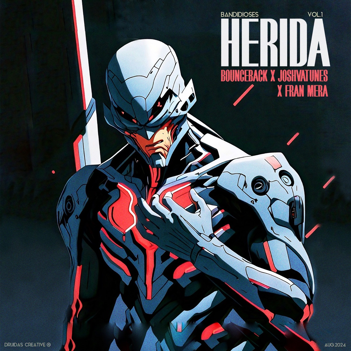 HERIDA - Single by BOUNCEBACK, Joshvatunes & Fran Mera album cover