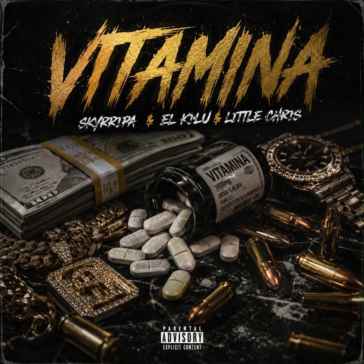 VITAMINA - Single by Skyrripa, El Kilu & LITTLE CHRIS album cover