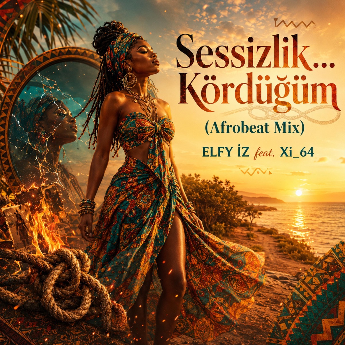 Sessizlik... Kördüğüm (Afrobeat Mix) (feat. Xi_64) - Single by ELFY IZ album cover