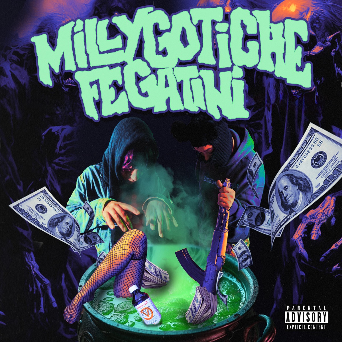 Milly Gotiche Fegatini (feat. Sicko Myers) - Single by Lango album cover