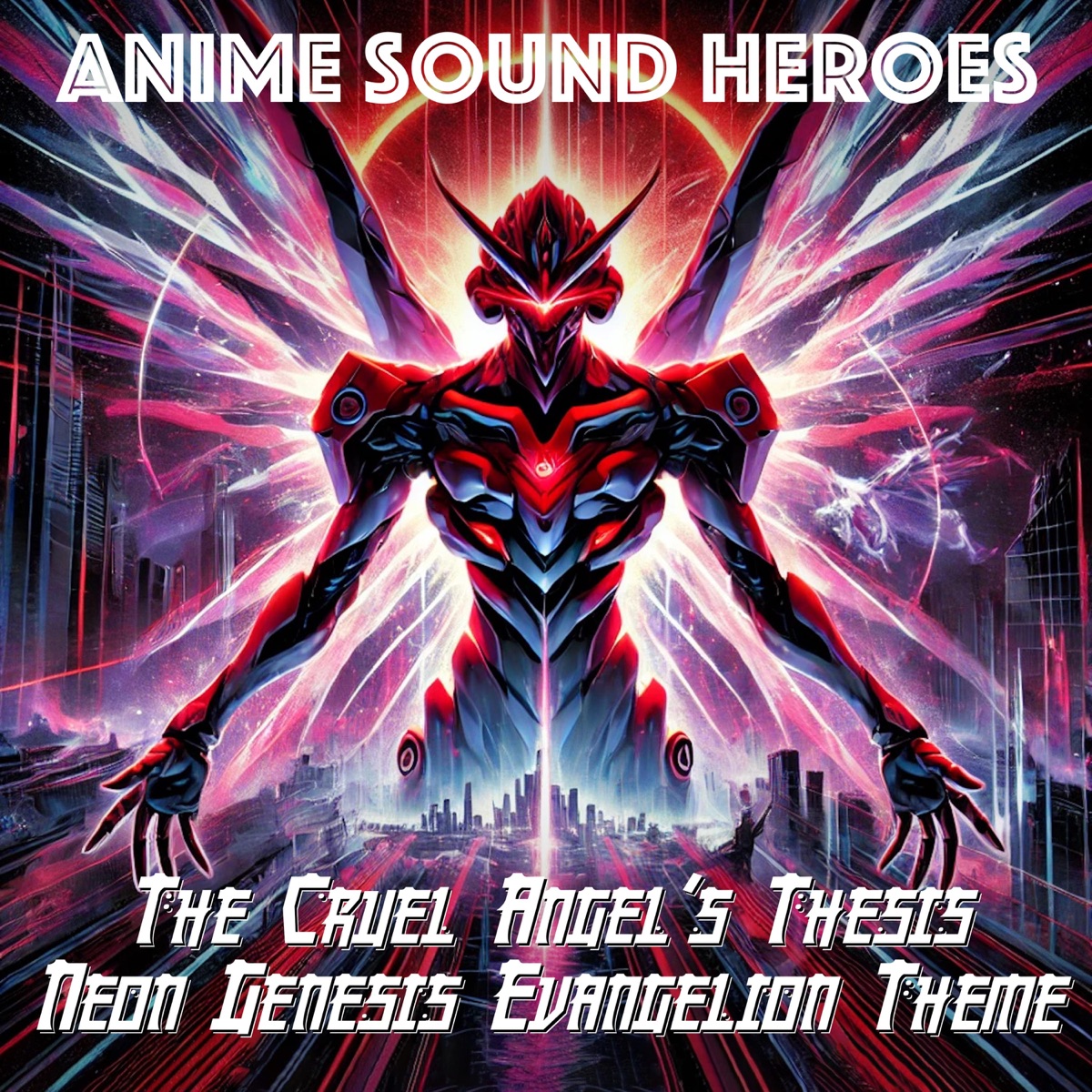 The Cruel Angel's Thesis Neon Genesis Evangelion Theme (feat. Yukie Dong, Sajan, Eric Antonello & Alberto Rigoni) - Single by Anime Sound Heroes album cover